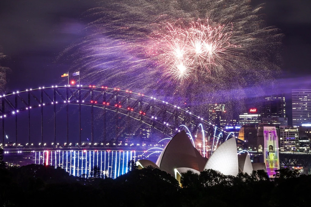 Sydney w Australii powitało 2025 rok, gdy w Polsce była godzina 14:00.