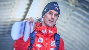 Skoki narciarskie. Na zdjęciu polski skoczek Piotr Żyła