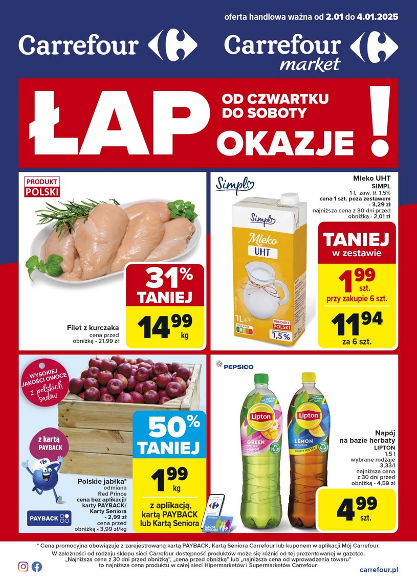 Gazetka promocyjna Carrefour - ważna od 02. 01. 2025 do 04. 01. 2025