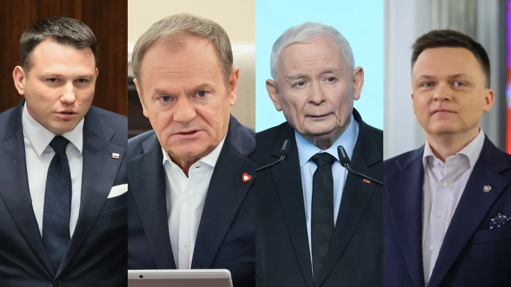 Sławomir Mentzen, Donald Tusk, Jarosław Kaczyński i Szymon Hołownia oraz inni politycy złożyli Polakom noworoczne życzenia