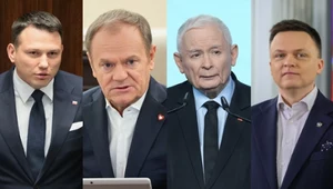 Sławomir Mentzen, Donald Tusk, Jarosław Kaczyński i Szymon Hołownia oraz inni politycy złożyli Polakom noworoczne życzenia