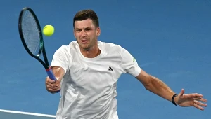 Hubert Hurkacz rywalizował z Tomasem Machacem podczas United Cup 2025