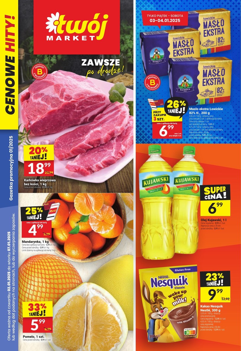 Gazetka promocyjna Twój Market - ważna od 02. 01. 2025 do 07. 01. 2025