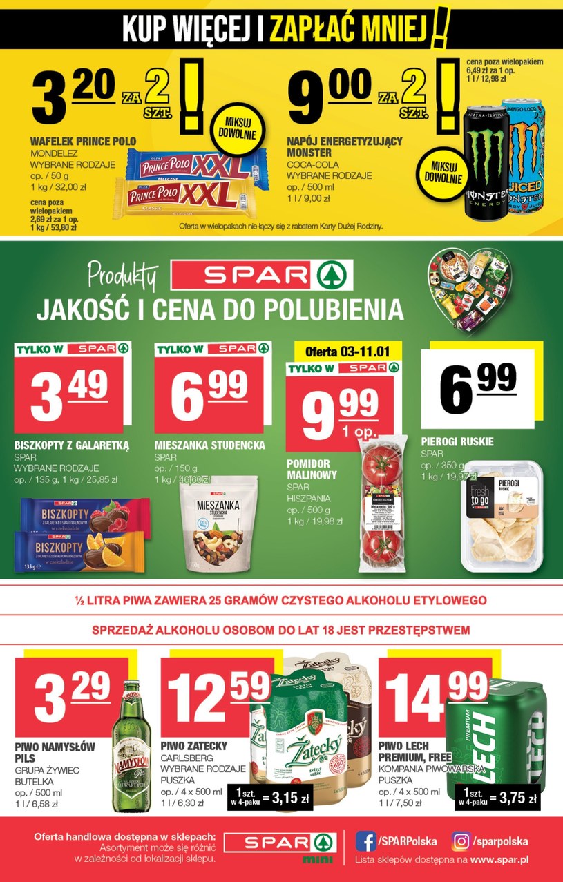 Gazetka: Mistrzowskie ceny w SPAR mini  - strona 4