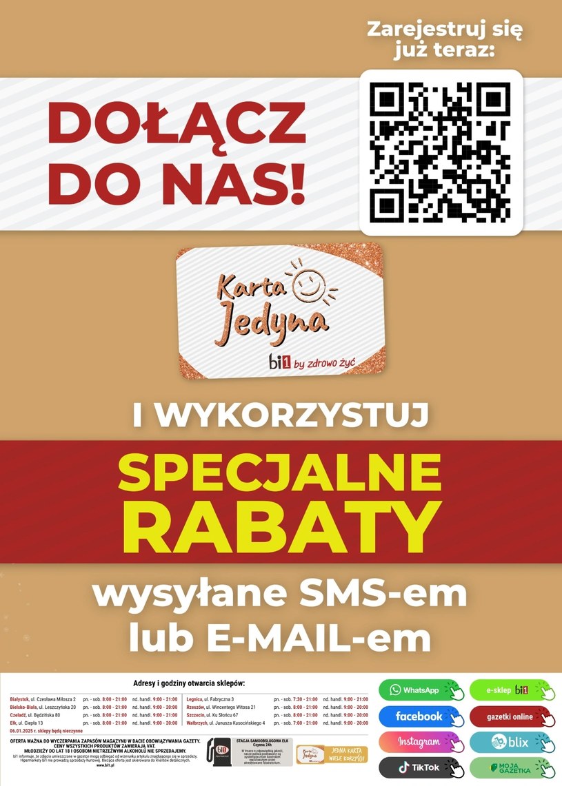 Gazetka: Rozsmakuj się w promocjach w Bi1! - strona 25