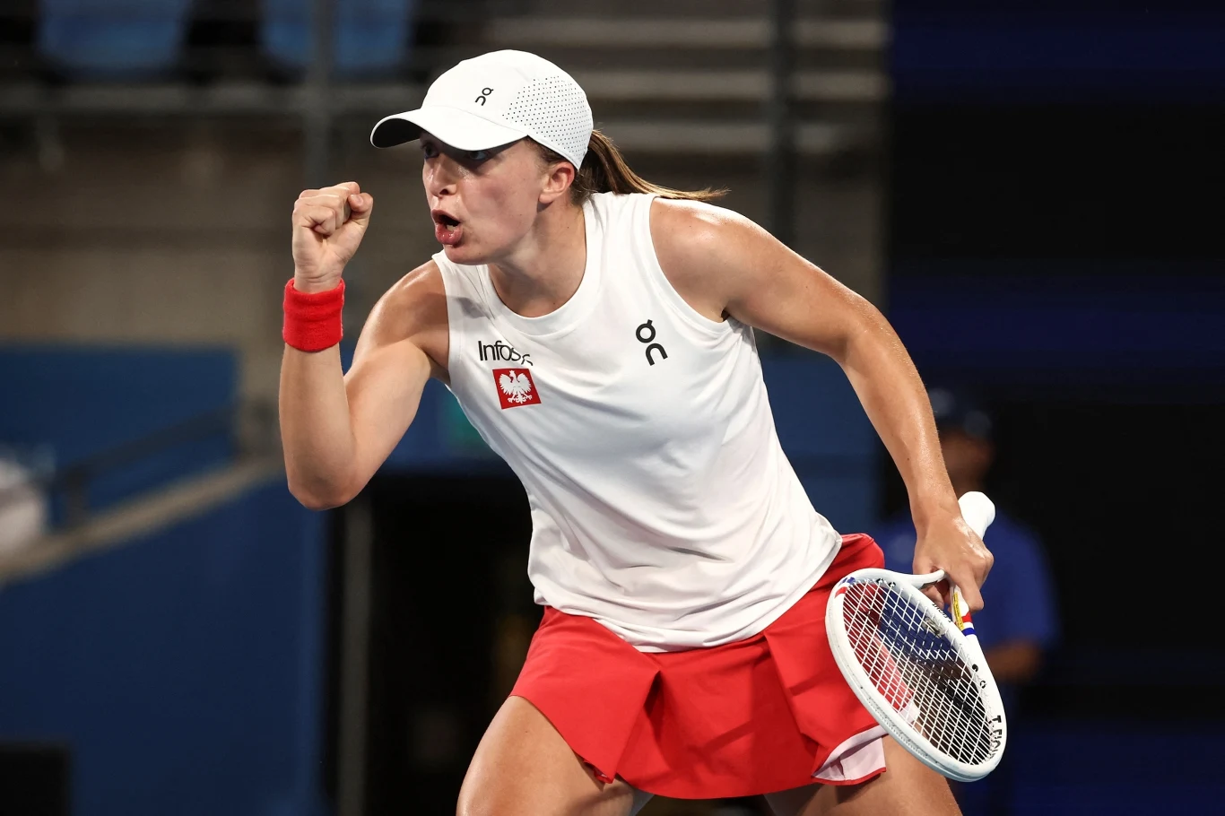 Iga Świątek Iga Świątek rywalizowała z Katie Boulter w ćwierćfinale United Cup