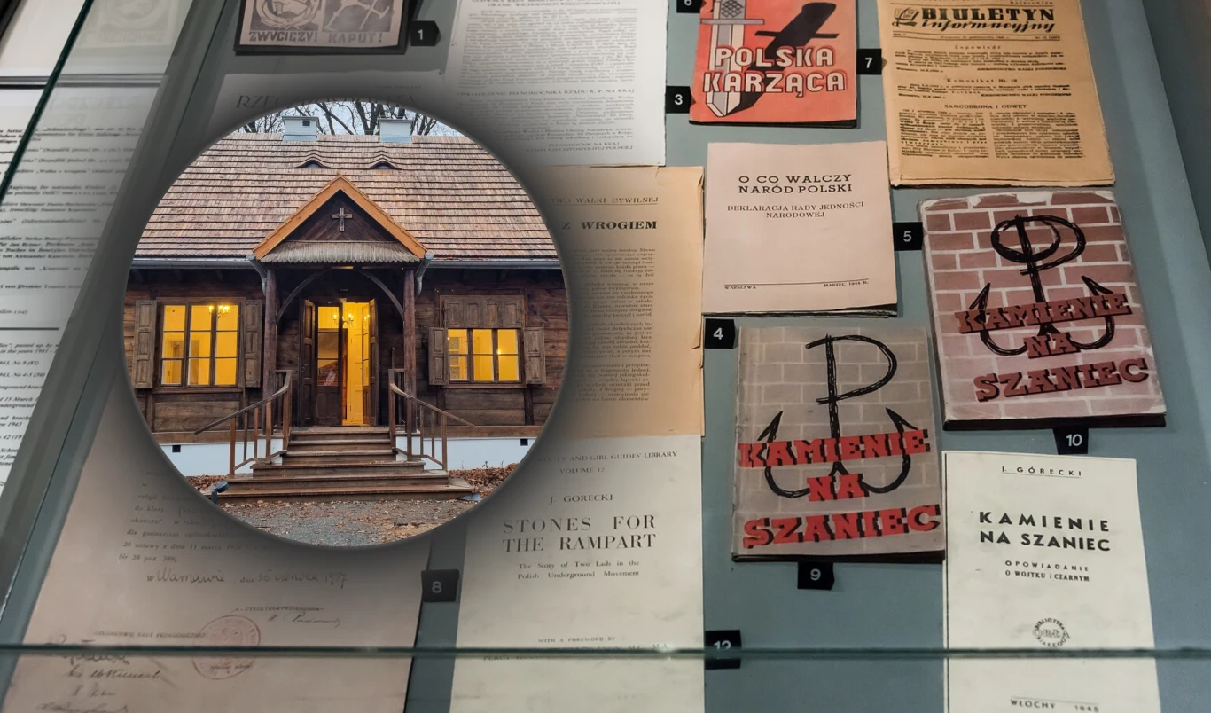 Dom "Zośki" został wyremontowano. To tu Tadeusz Zawadzki ps. Zośka ukrył zapiski z akcji. Na ich podstawie powstała książka "Kamienie na szaniec". Dom "Zośki" został wyremontowano. To tu Tadeusz Zawadzki ps. Zośka ukrył zapiski z akcji. Na ich podstawie powstała książka "Kamienie na szaniec".