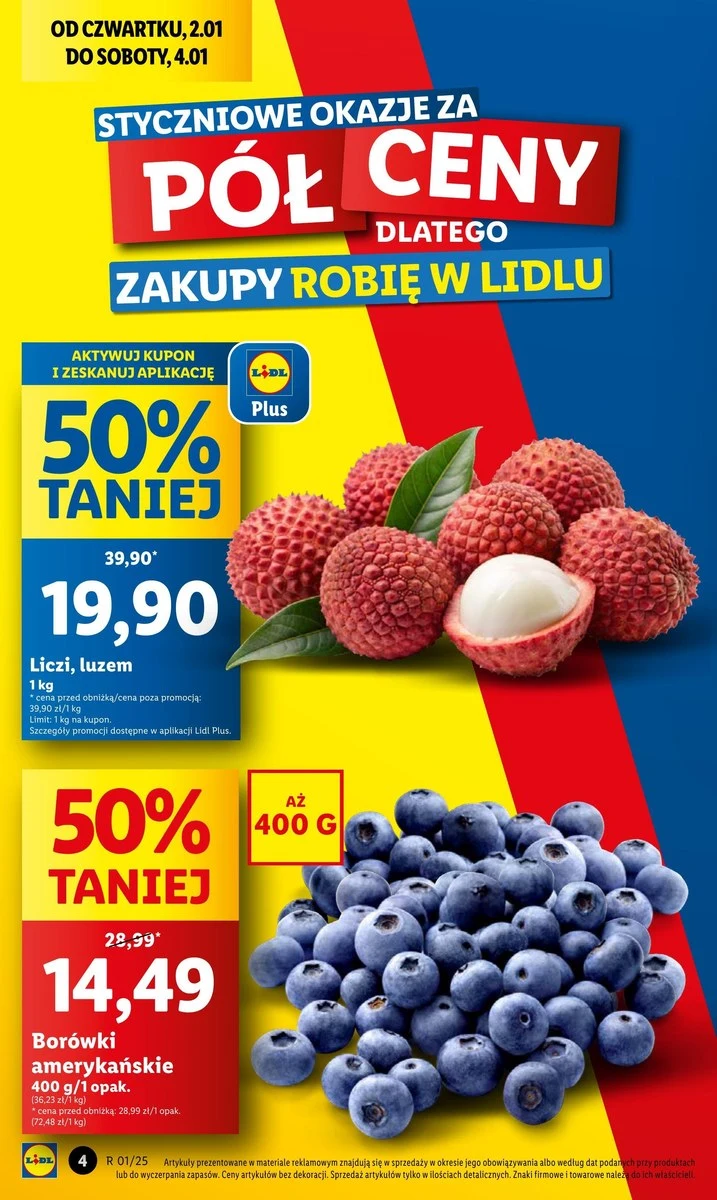 Lidl kusi promocjami! -50% na wybrane produkty tylko do soboty!
