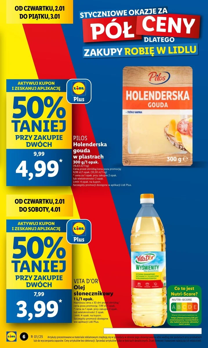 Lidl kusi promocjami! -50% na wybrane produkty tylko do soboty!