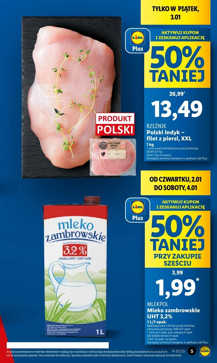 Lidl kusi promocjami! -50% na wybrane produkty tylko do soboty!