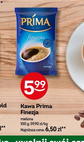 Prima Finezja Kawa mielona 100 g niska cena