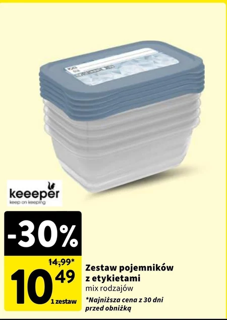 Zestaw pojemników Keeeper