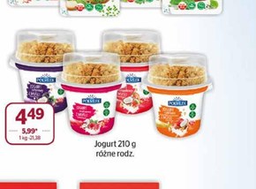 Polmlek Jogurt truskawkowy z musli kokosowym 210 g niska cena