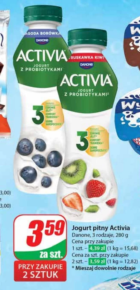 Jogurt pitny Activia