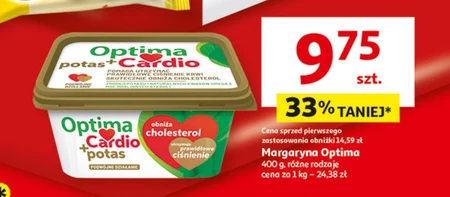 Optima Cardio Margaryna roślinna z dodatkiem steroli roślinnych 400 g