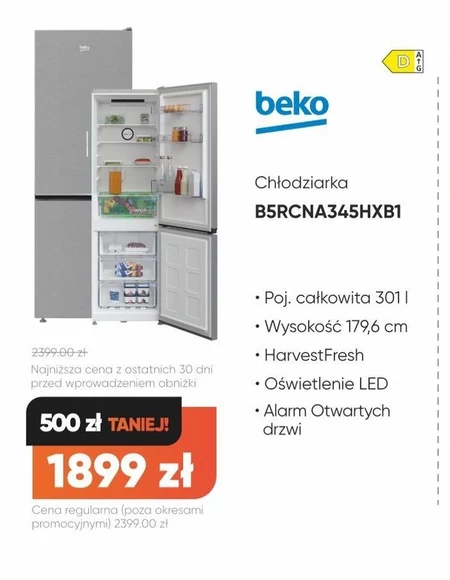 Chłodziarka Beko