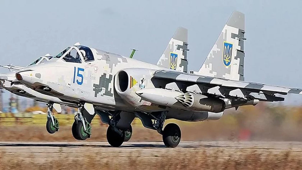 Ukraiński samolot Su-25 zaatakował Rosjan zupełnie nową bronią