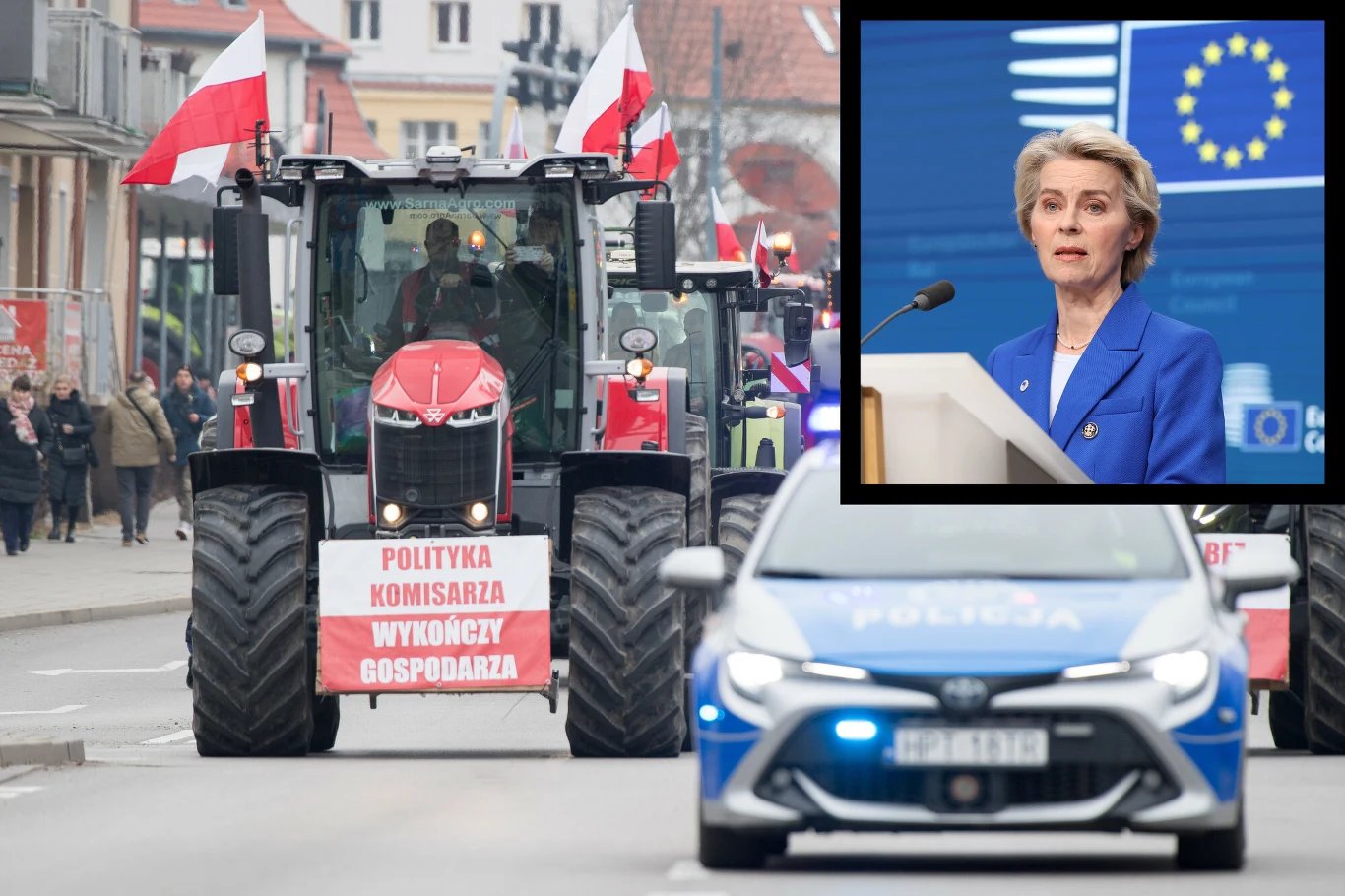Rolnicy będą protestować przeciwko polityce unijnej komisarz Ursuli von der Leyen Rolnicy będą protestować przeciwko polityce unijnej komisarz Ursuli von der Leyen