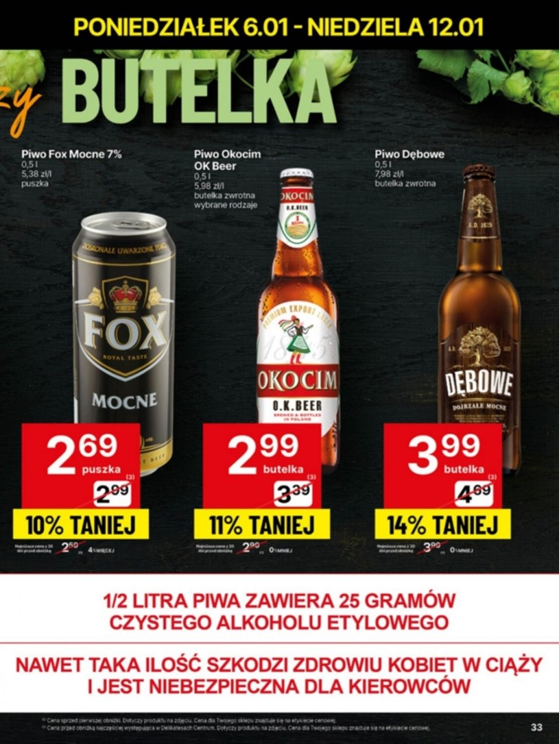 Gazetka: Super promocje w Delikatesach Centrum  - strona 33