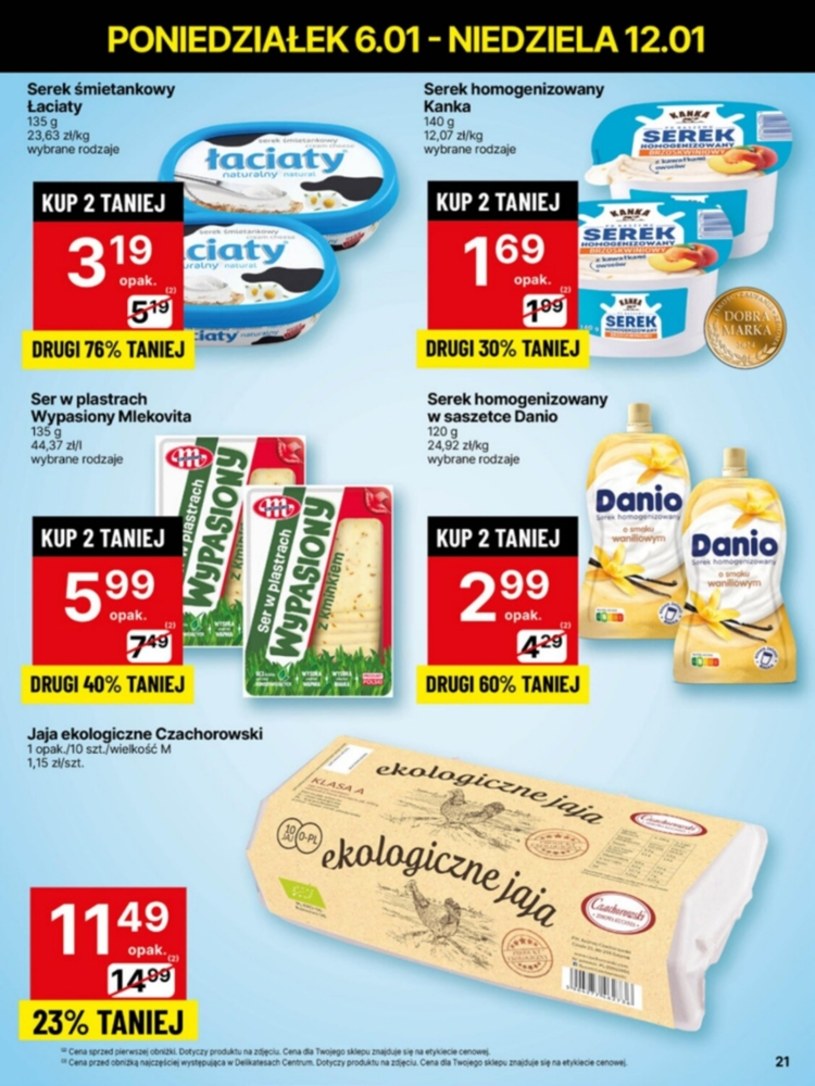 Gazetka: Super promocje w Delikatesach Centrum  - strona 21