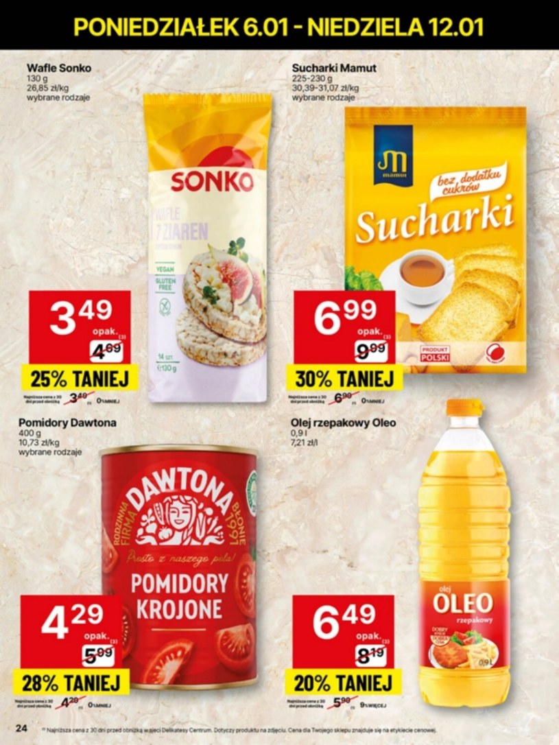 Gazetka: Super promocje w Delikatesach Centrum  - strona 24