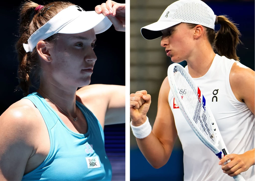 Jelena Rybakina / Iga Świątek Jelena Rybakina / Iga Świątek