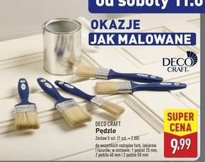 Zestaw pędzli Deco Craft niska cena