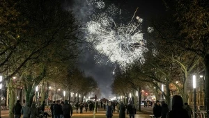 Obchody sylwestra w Berlinie przerodziły się w starcia z policją. 