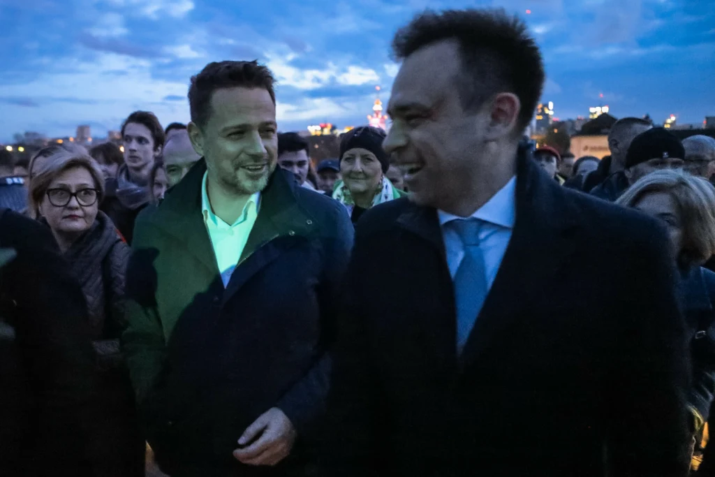 Rafał Trzaskowski, prezydent Warszawy i Andrzej Domański, minister finansów