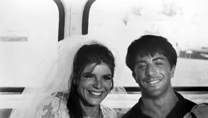 Katharine Ross i Dustin Hoffman w filmie "Absolwent"
