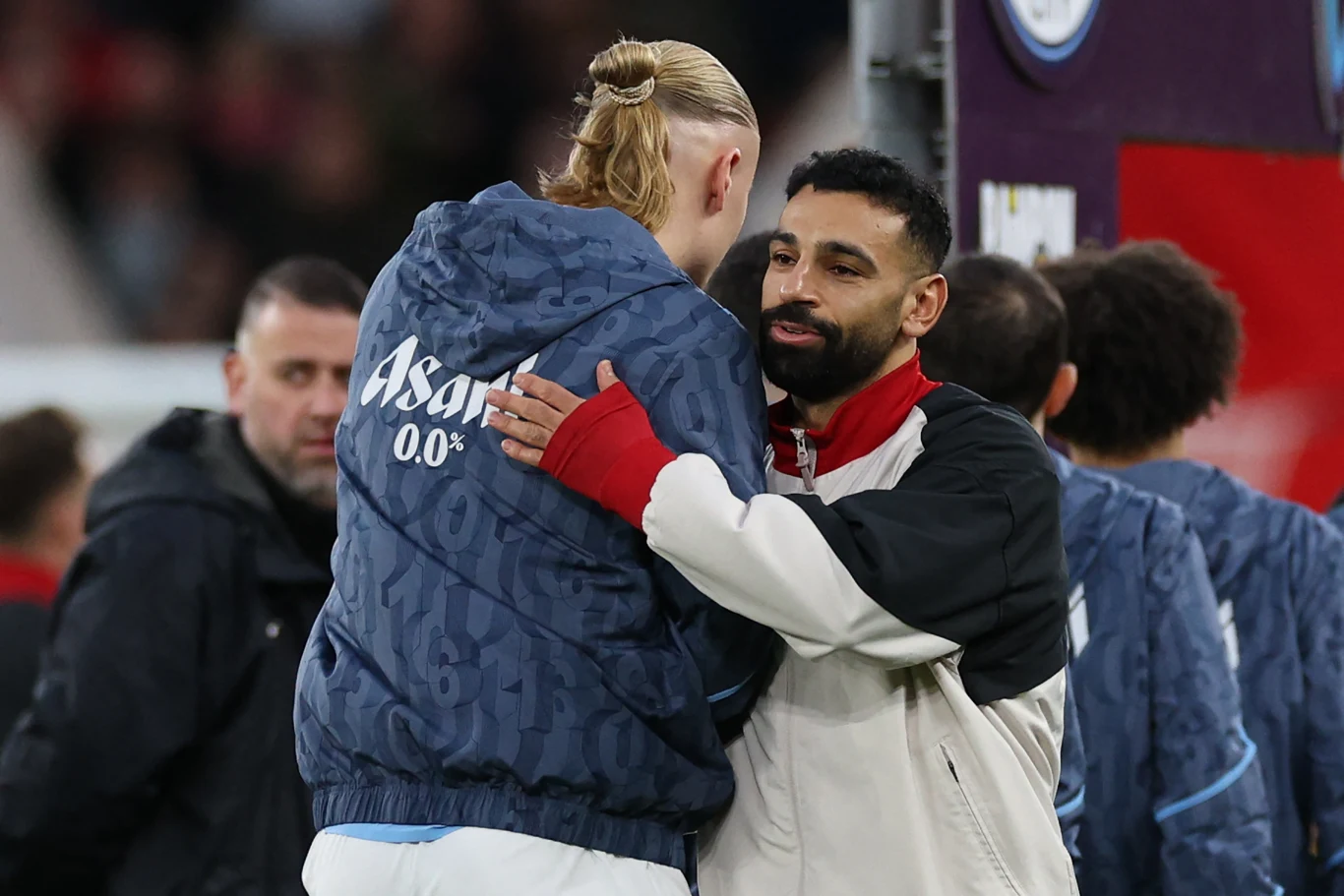 Erling Haaland i Mohamed Salah Erling Haaland i Mohamed Salah