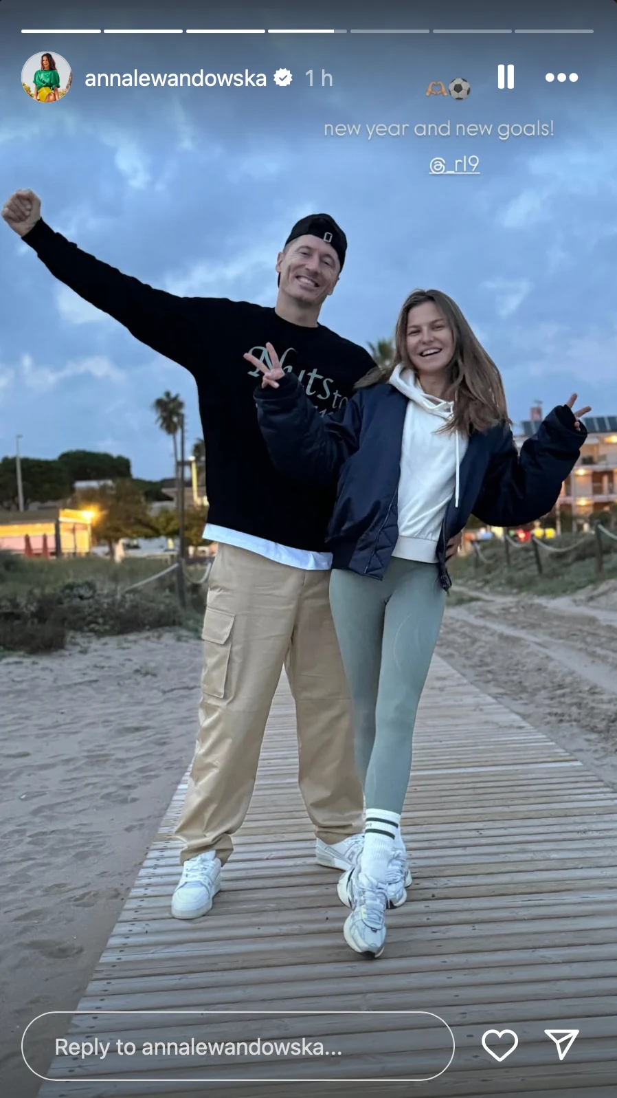 Anna i Robert Lewandowscy