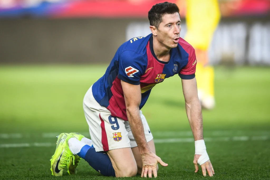 Robert Lewandowski w barwach FC Barcelona Robert Lewandowski w barwach FC Barcelona