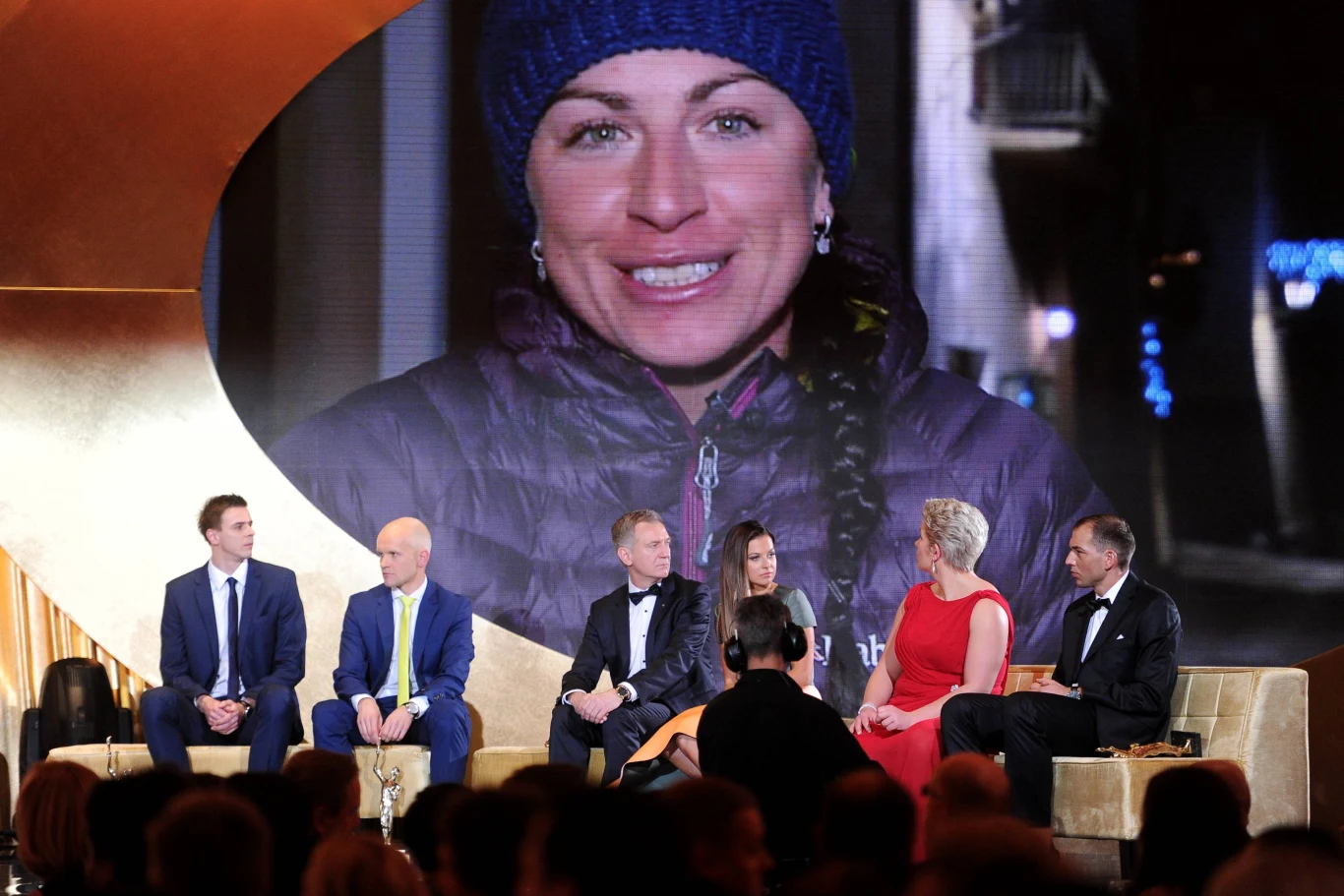 Justyna Kowalczyk w trakcie 80. plebiscytu Przeglądu Sportowego