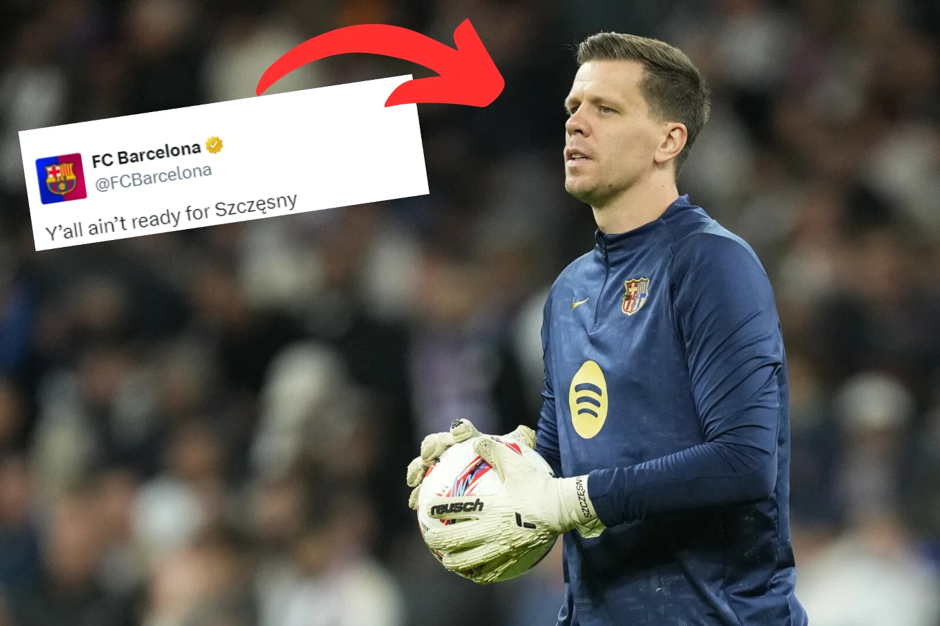 Wojciech Szczęsny w barwach FC Barcelona