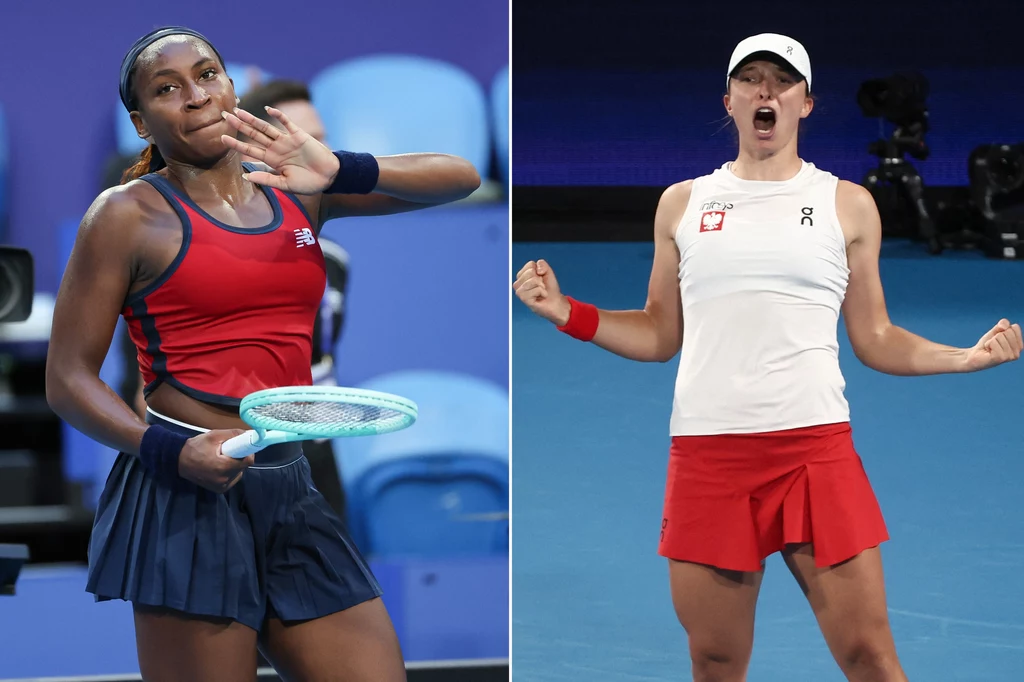 Coco Gauff i Iga Świątek Coco Gauff i Iga Świątek