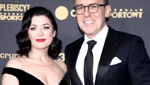 Katarzyna Cichopek i Maciej Kurzajewski na gali Mistrzów Sportu.