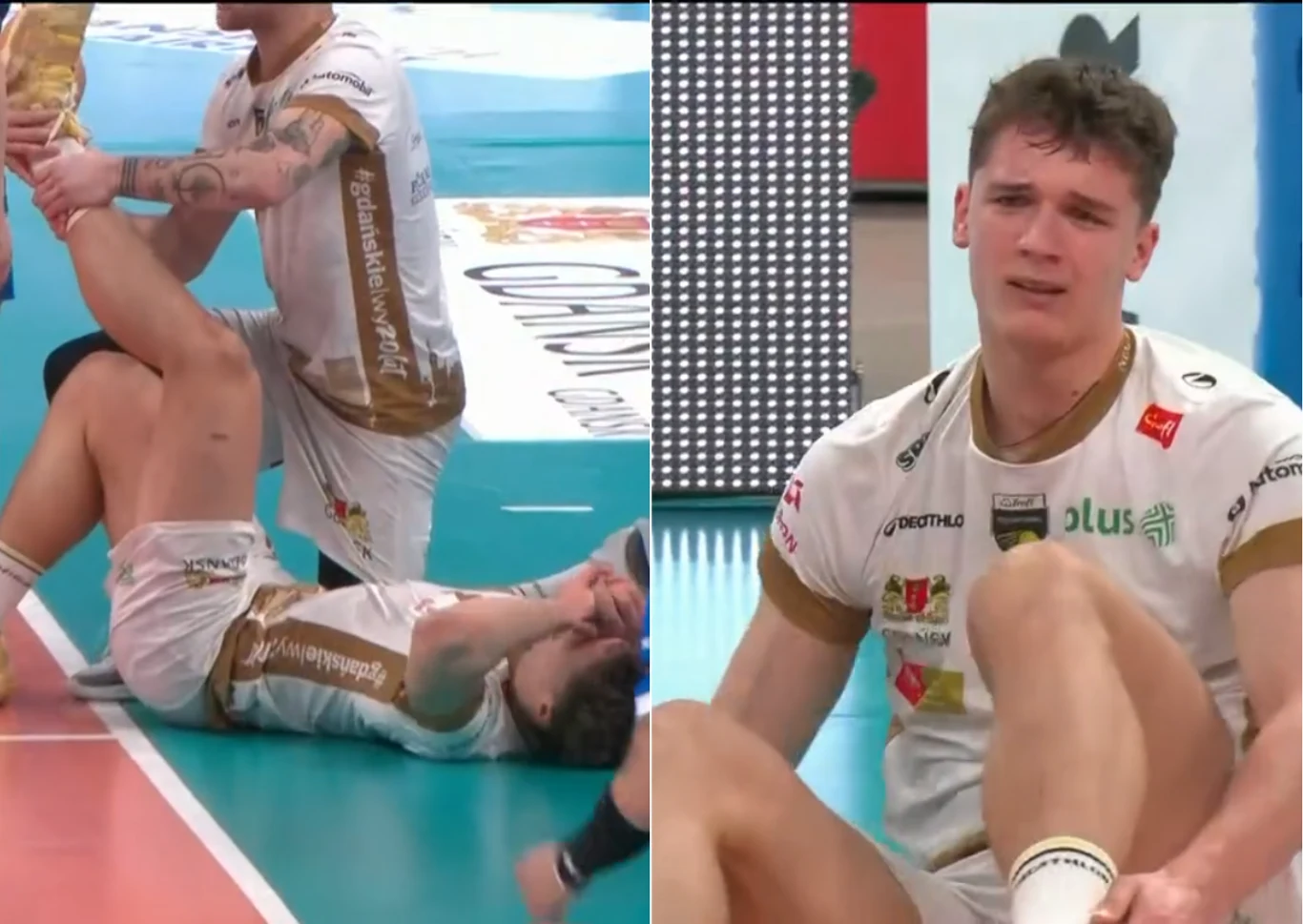 Aliaksiei Nasewicz zakończył mecz ze Ślepskiem Malow Suwałki z kontuzją