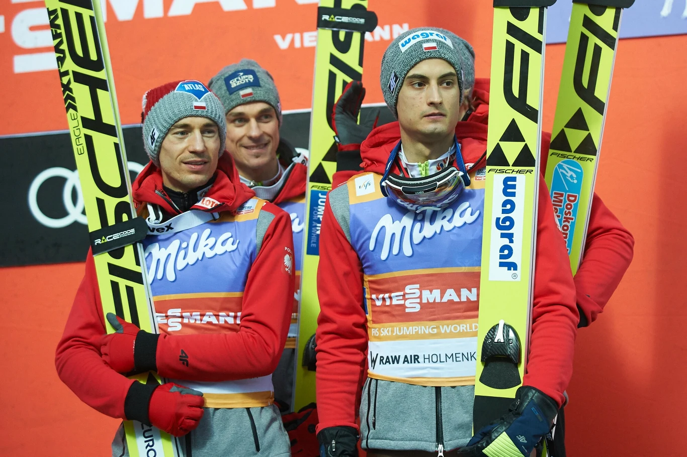 Kamil Stoch, Maciej Kot i Piotr Żyła