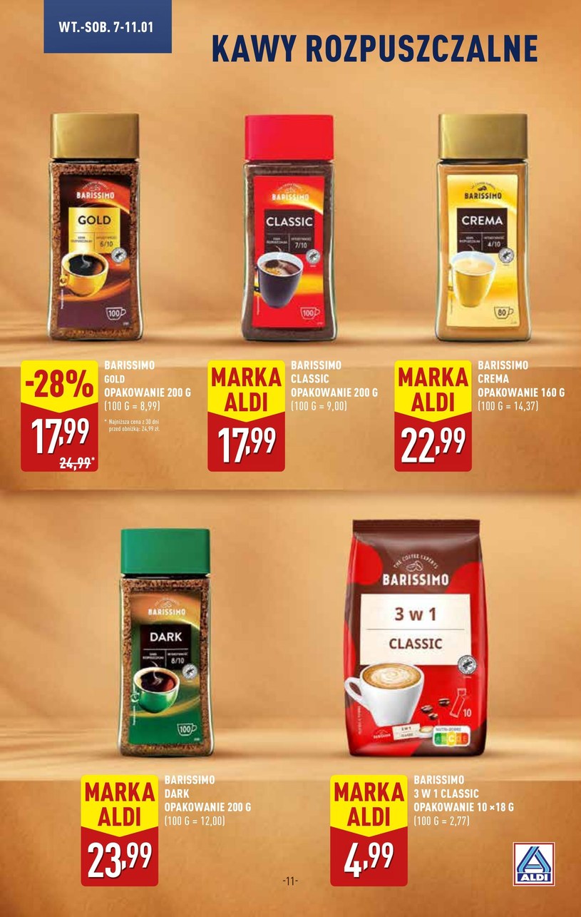 Gazetka: Katalog kawa w Aldi - strona 11