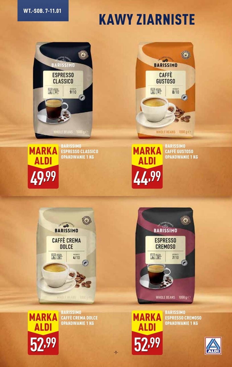 Gazetka: Katalog kawa w Aldi - strona 9