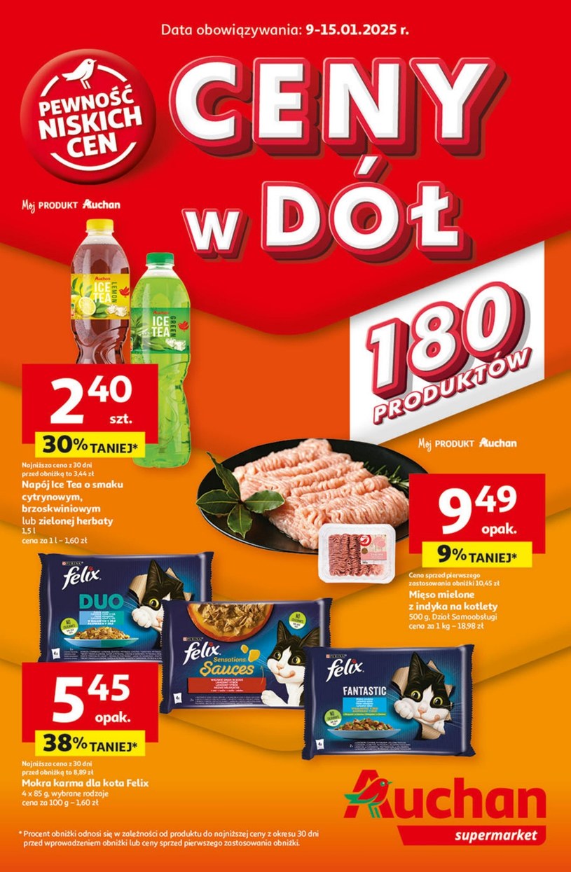 Gazetka promocyjna Auchan Supermarket - ważna od 09. 01. 2025 do 15. 01. 2025