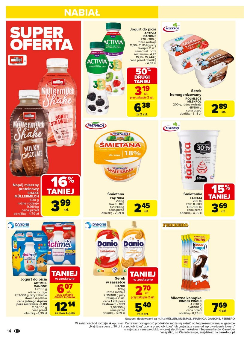 Gazetka: Kupuj taniej w Carrefour Market  - strona 14