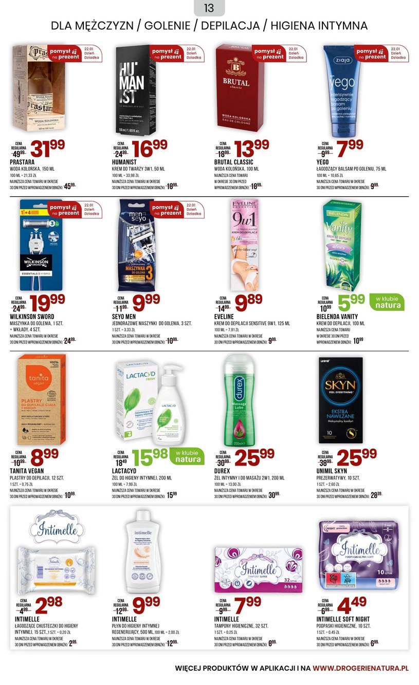 Gazetka: Drogerie Natura - super oferta - strona 13