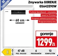 Zmywarka Gorenje