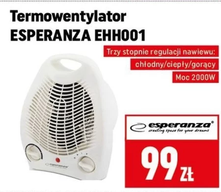 Termowentylator Esperanza