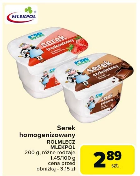 Serek homogenizowany Mlekpol