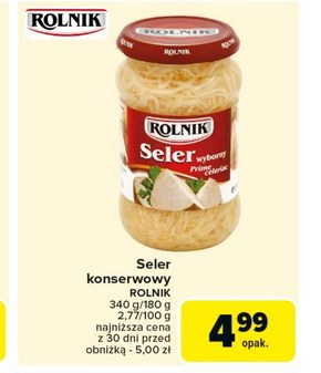 Rolnik Seler wyborny 340 g niska cena