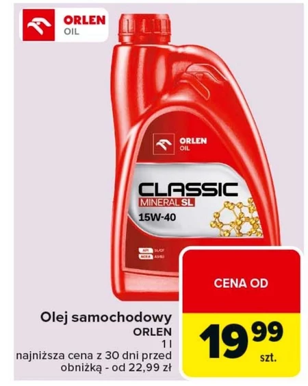 Olej samochodowy Orlen oil