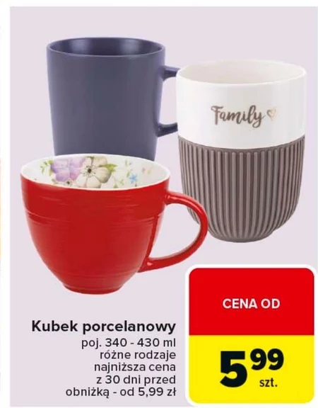 Kubek porcelanowy